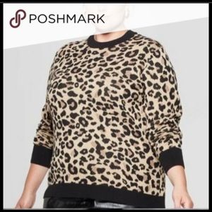 Leopard Print Sweater
